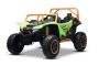 Buggy elettrico Arctic CAT XXL 4x4 24V, verde , due posti, ruote in EVA morbida, motori potenti, batteria al litio, lettore MP3 con Bluetooth, sospensioni posteriori, sedili in ecopelle, con licenza