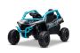 Macchina elettrica per bambini Kawasaki TERYX KRX 1000 12V, blu, monoposto, sospensione sull’asse posteriore, telecomando 2,4 GHz, batteria al litio, 2 motori da 25W, telai protettivi apribili, lettore MP3 con ingresso USB/AUX, con licenza