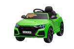 Audi RSQ8 Macchina Elettrica per Bambini, Verde, Ingresso USB / SD, Sedile in similpelle, 2x motore da 35 W, Batteria 12V / 7Ah, Telecomando da 2,4 Ghz, Ruote in EVA morbide, Luci a LED, Avvio graduale, Licenza ORIGINALE