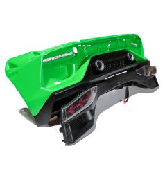 Paraurti posteriore con luci posteriori incluse - Lamborghini Aventador Biposto verniciata verde