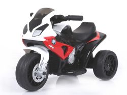 BMW S 1000 RR Triciclo, motociclo a batteria, 3 ruote, con licenza, 1x motore, batteria 6V