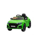 Audi RSQ8 Macchina Elettrica per Bambini, Verde, Ingresso USB / SD, Sedile in similpelle, 2x motore da 35 W, Batteria 12V / 7Ah, Telecomando da 2,4 Ghz, Ruote in EVA morbide, Luci a LED, Avvio graduale, Licenza ORIGINALE