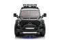 Auto elettrica per bambini Ford Duty 24V nera, 2 posti, trazione 4X4 con motori e sospensioni 24V ad alte prestazioni, doppie ruote posteriori in EVA, Seduta in similpelle, telecomando da 2,4 GHz, rampa luminosa a LED, lettore MP3 con ingresso USB, licen