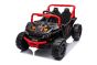Auto elettrica per bambini UTV Small 12V, nero, Trazione posteriore, Batteria da 12V, Ruote in plastica, Ampio sedile doppio per un solo bambino, Telecomando 2,4 GHz, Lettore MP3 con ingresso USB/SD, Luci LED
