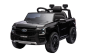 Macchina elettrica per bambini FORD Ranger 12V, nero, sedile in pelle, telecomando 2,4 GHz, ingresso Bluetooth/USB, sospensione, batteria 12V, ruote in plastica, 2 motori da 30 W, licenza ORIGINALE