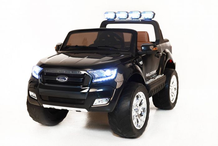 Ford Ranger Wildtrak 4x4 Lcd Luxury Macchina Elettrica Per Bambini 2 4 Ghz 2 X 12v Schermo Lcd Nero 4 X Motore Il Controllo Remoto I Due Sedili In Pelle Cerchi In Morbida
