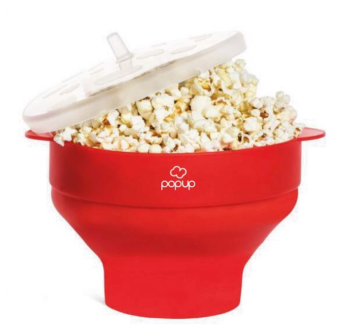 Simlug Popper Maker per popcorn ， Mini popcorn automatico per uso domestico bianco Plug Ventilatore elettrico Spina UE 220-240 V Divertiti a preparare cibi deliziosi 