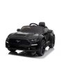 Auto elettrica Drift Ford Mustang 24V, nera, ruote Smooth Drift, 2 motori da 25000 giri / min, modalità Drift a 13 Km / h, batteria 24V, ruote EVA anteriori morbide, telecomando da 2,4 GHz, sedile in PU morbido, Licenza ORIGINALE
