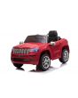 Macchina Elettrica per Bambini JEEP GRAND CHEROKEE 12V, ROSSO, Sedile in similpelle, batteria 12V / 7AH, porte apribili, 2 motori da 35 W, telecomando da 2,4 Ghz, ruote in EVA morbide, sospensioni, avvio graduale, lettore MP3 con ingresso USB / AUX