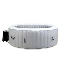 BeneoSpa NEW Portable Bubble Spa gonfiabile, vasca idromassaggio, Jacuzzi, grigio