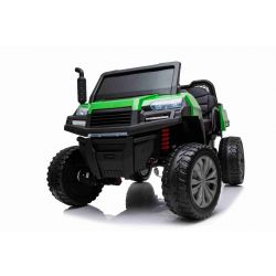 trattore elettrico per bambini RIDER 4X4 Farm con trazione integrale, batteria 2x12V, ruote EVA, assi di sospensione, telecomando da 2,4 GHz, due posti, lettore MP3 con ingresso USB / SD, Bluetooth
