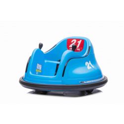 Uomo a bordo elettrico RIRIDRIVE 12V blu, adatto per uso interno ed esterno, Telecomando 2,4 Ghz, Illuminazione LED, Comando Joystick, Motore 2 X 15W