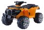 Quad elettrico ride ALLROAD 12V, arancione, ruote EVA morbide enormi, 2 x 12V, motore, luci a LED, lettore MP3 con USB, batteria 12V7Ah