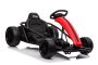 DRIFT-CAR 24V, rosso, ruote drift lisce, motore 2 x 350W, modalità deriva a 13 Km / h, batteria 24V, costruzione solida