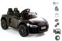 Audi R8 elettrico, per auto elettrica, piccolo, nero, con licenza originale, alimentato a batteria, sportelli apribili, 2 motori da 35 W, batteria da 12 V, telecomando da 2,4 Ghz, ruote in EVA morbide, sospensione, avviamento dolce