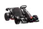 Drift Kart con licenza AUDI 24V, nero, luci LED, motore 2 x 150W, modalità Drift con velocità di 12 Km/h, batteria da 24V, solida struttura in acciaio, sedile regolabile, lettore MP3
