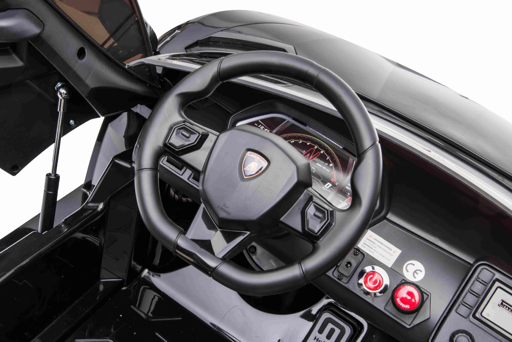 AIYAPLAY Auto Elettrica Per Bambini Mercedes 12V - Rosa, Con Telecomando 2.4GHz, 2 Motori, Lettore MP3 - Da 3 A 6 Anni - 5